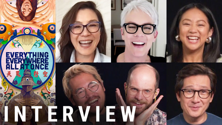 'Everything Everywhere All At Once' Interviews | Michelle Yeoh, Jamie ...