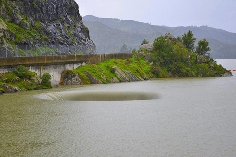 California's Largest Reservoir in Napa County Releases Water: Video