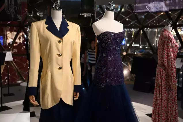 Princess Diana's iconic dresses put on display in Hong Kong ahead of ...