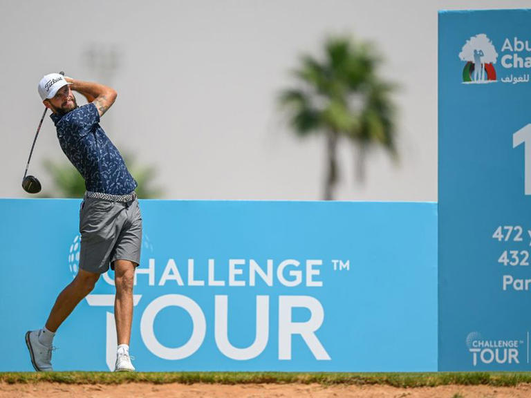 Tom Ogilvie in action at the Abu Dhabi Challenge