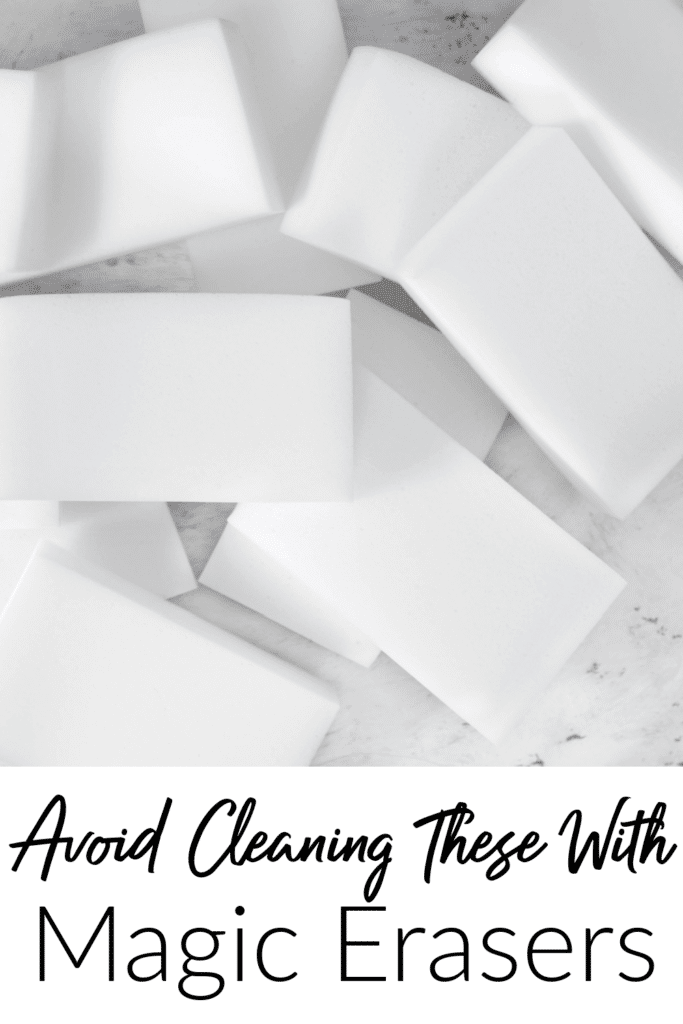 Never clean these things with a Magic Eraser