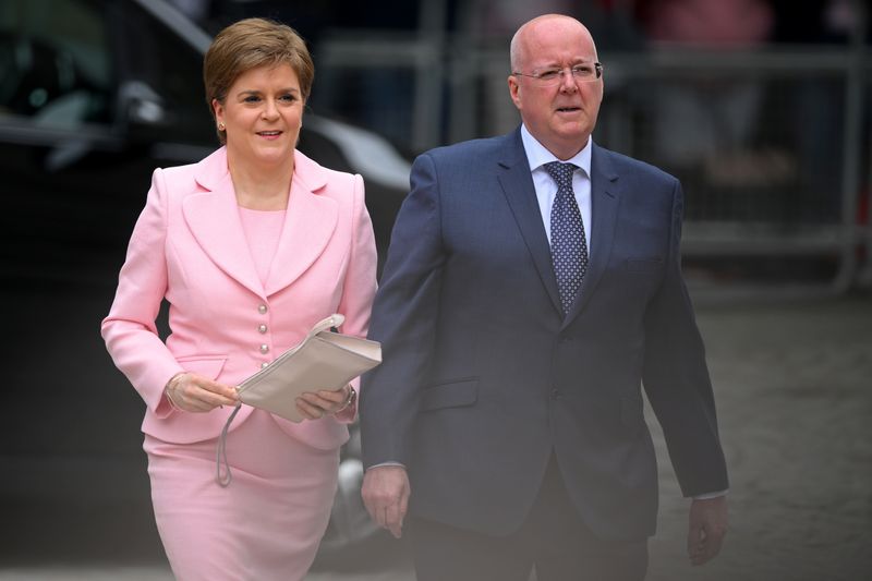 ex-scottish leader sturgeon's husband charged with embezzlement of party funds