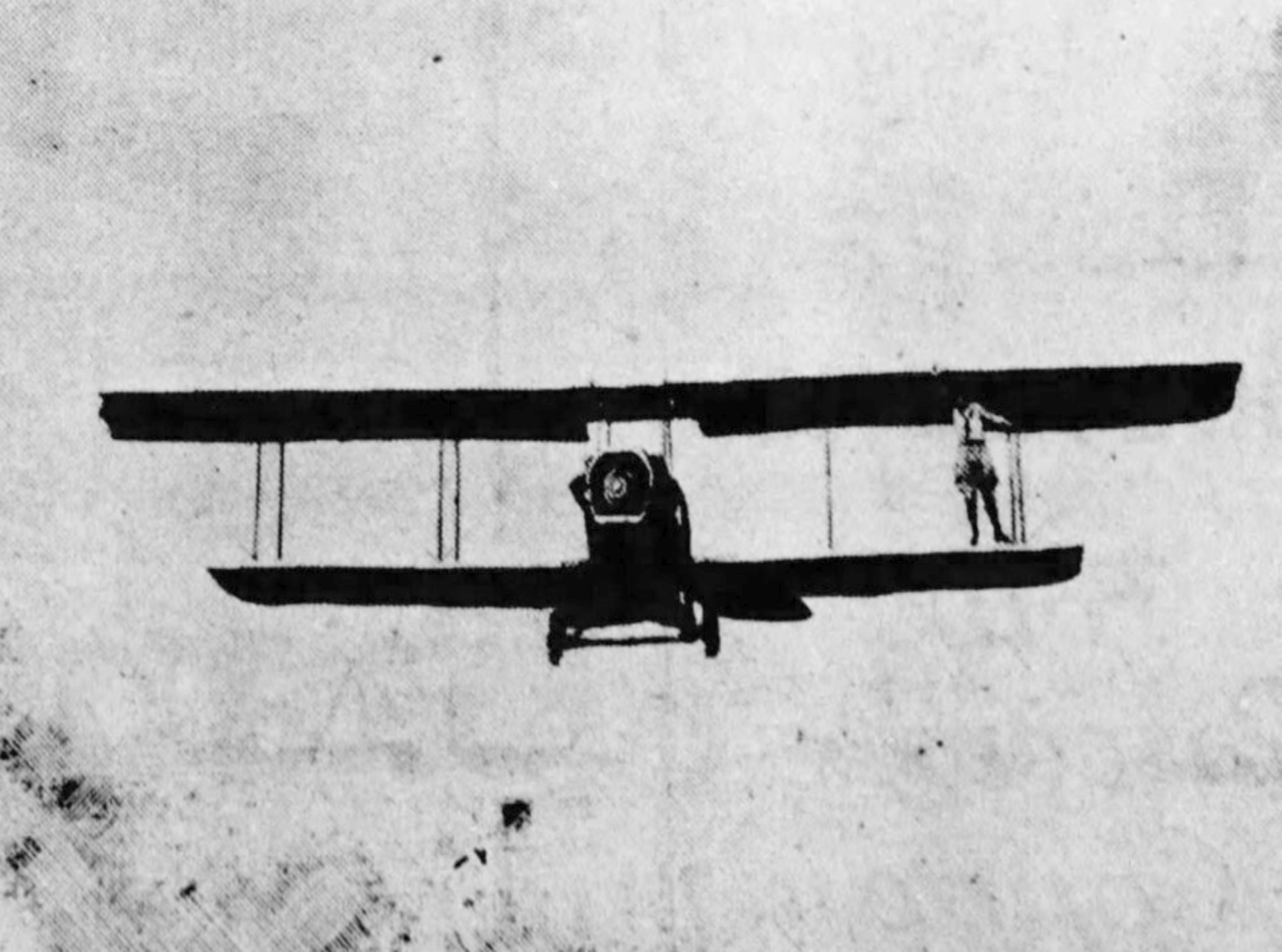 The daredevil pioneers of wing walking