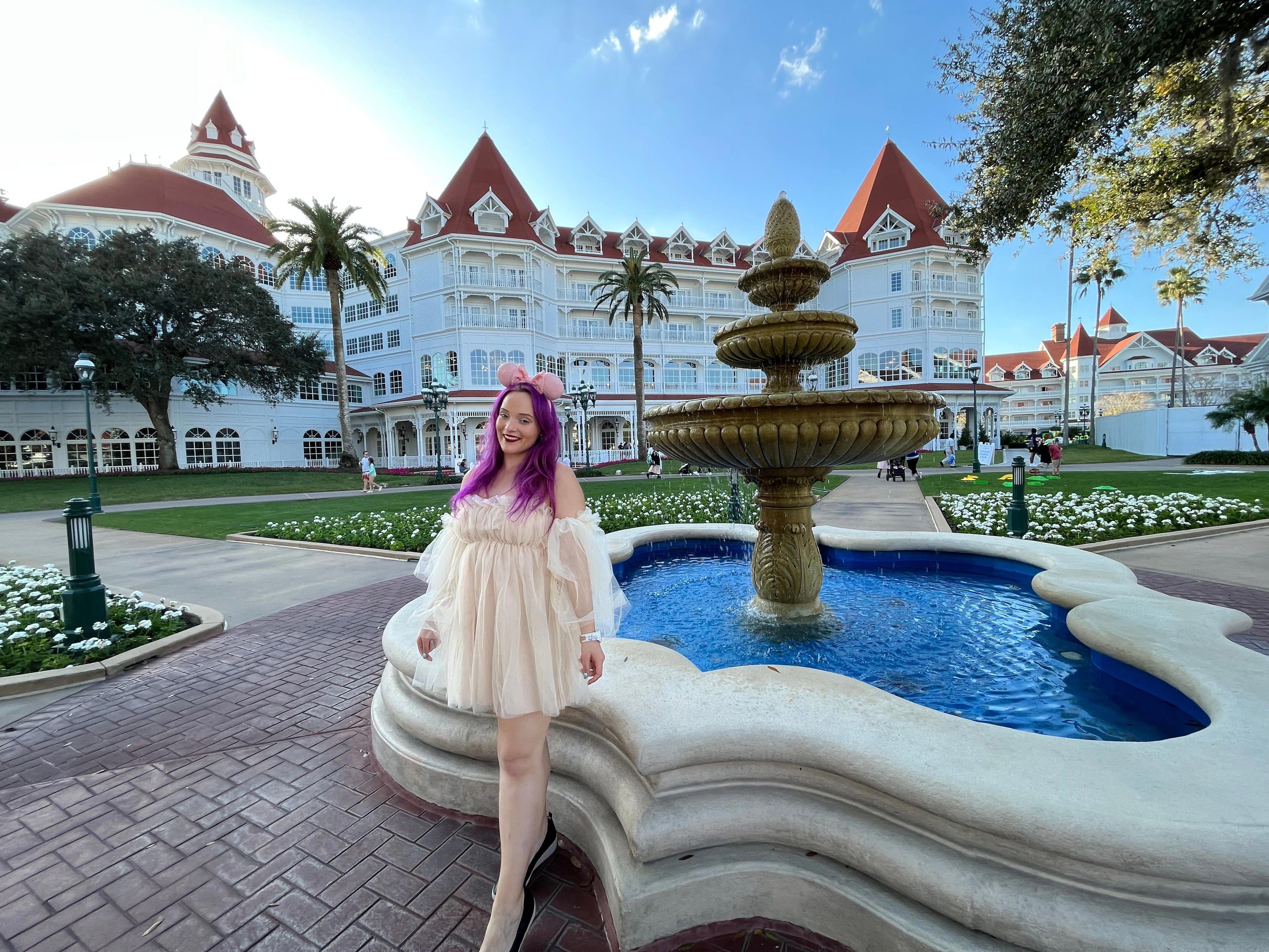 <p>Naturally, I wanted to take some photos in front of the fountain because it was so beautiful. </p><p>I think it might be one of my new favorite photo spots. I liked that I was able to really capture the resort's ambiance.</p>