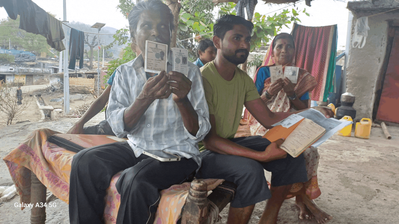 nestled between maharashtra & telangana, hamlet has 2 of everything — voter card to power lines