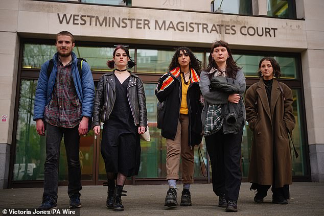 audience of musical stopped by just stop oil 'went mad', court hears