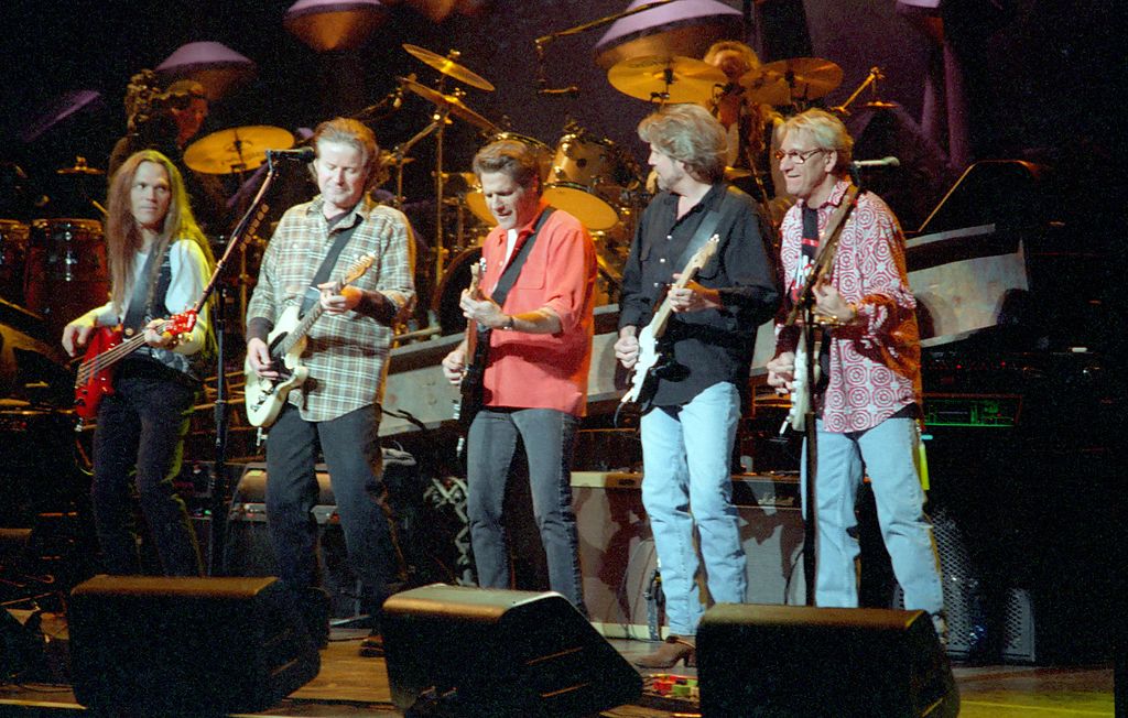 <p>When the band broke up in 1980, each of the members went their separate ways as their relationships had fallen apart, with each of them swearing they would never get back together. It was so messy that Fey refused to speak to anyone and Don Henley stated that they would only reunite "when hell freezes over." </p> <p>However, in 1994, the group was invited by country singer Travis Tritt to be in the music video for his cover of the group's "Take it easy," which resulted in the band reuniting. The next album they released was titled "Hell Freezes Over."</p>