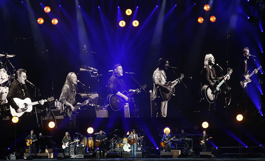 <p>In October 2019, the Eagles announced their plans to set off on a nationwide tour in 2020 in which they will play the entire track list of <i>Hotel California </i>from start to finish. The tour will begin in Atlanta in February 2020 and will be traveling to cities such as New York, Dallas, Houston, San Francisco, and Los Angeles. </p> <p>The group will consist of Don Henley, Joe Walsh, Timothy B. Schmidt, and the late Glenn Frey's son, Deacon. Joining them is country musician Vince Gill as well as a live orchestra and choir.</p>