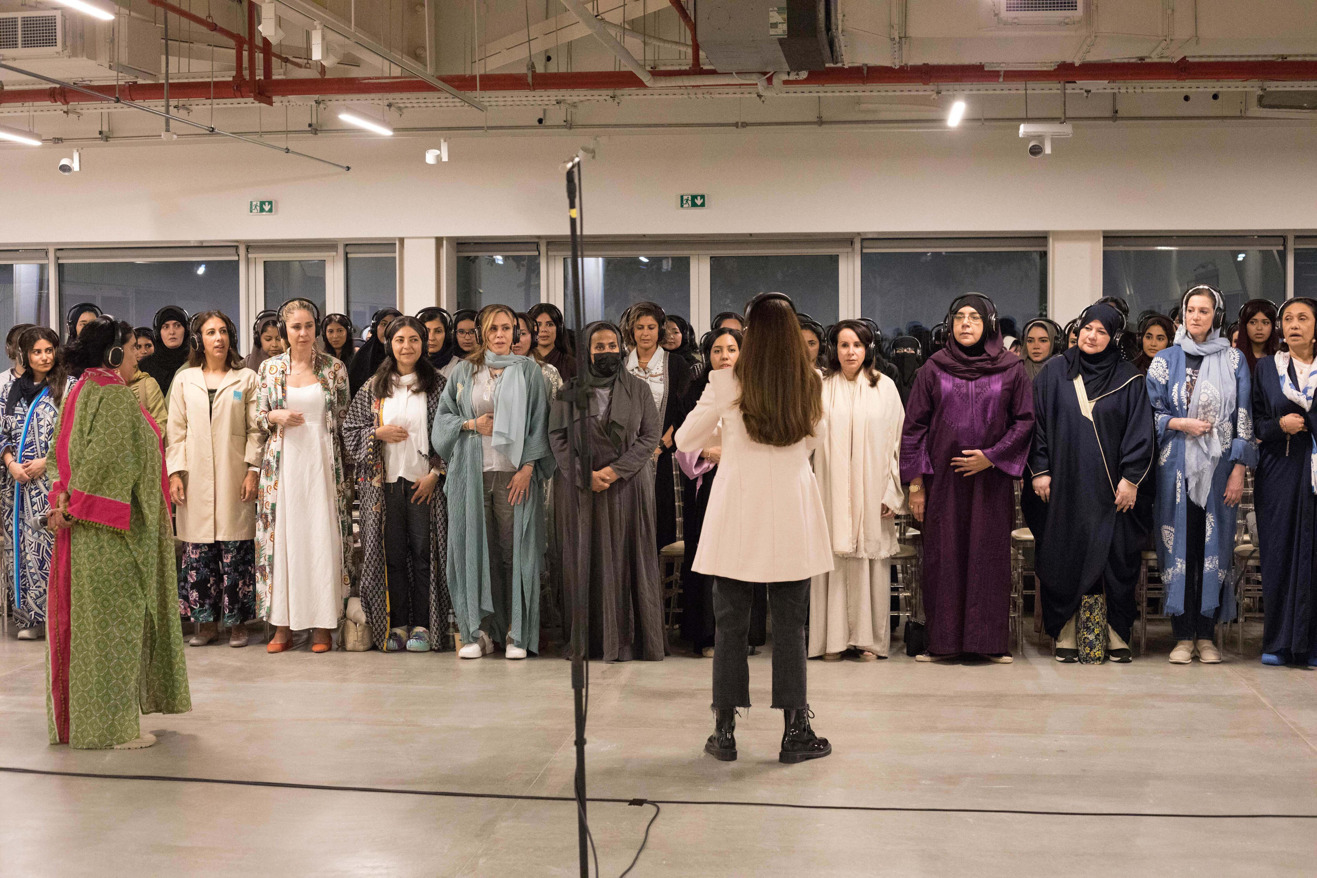 saudi pavilion at venice biennale charts the evolving role of women in the kingdom