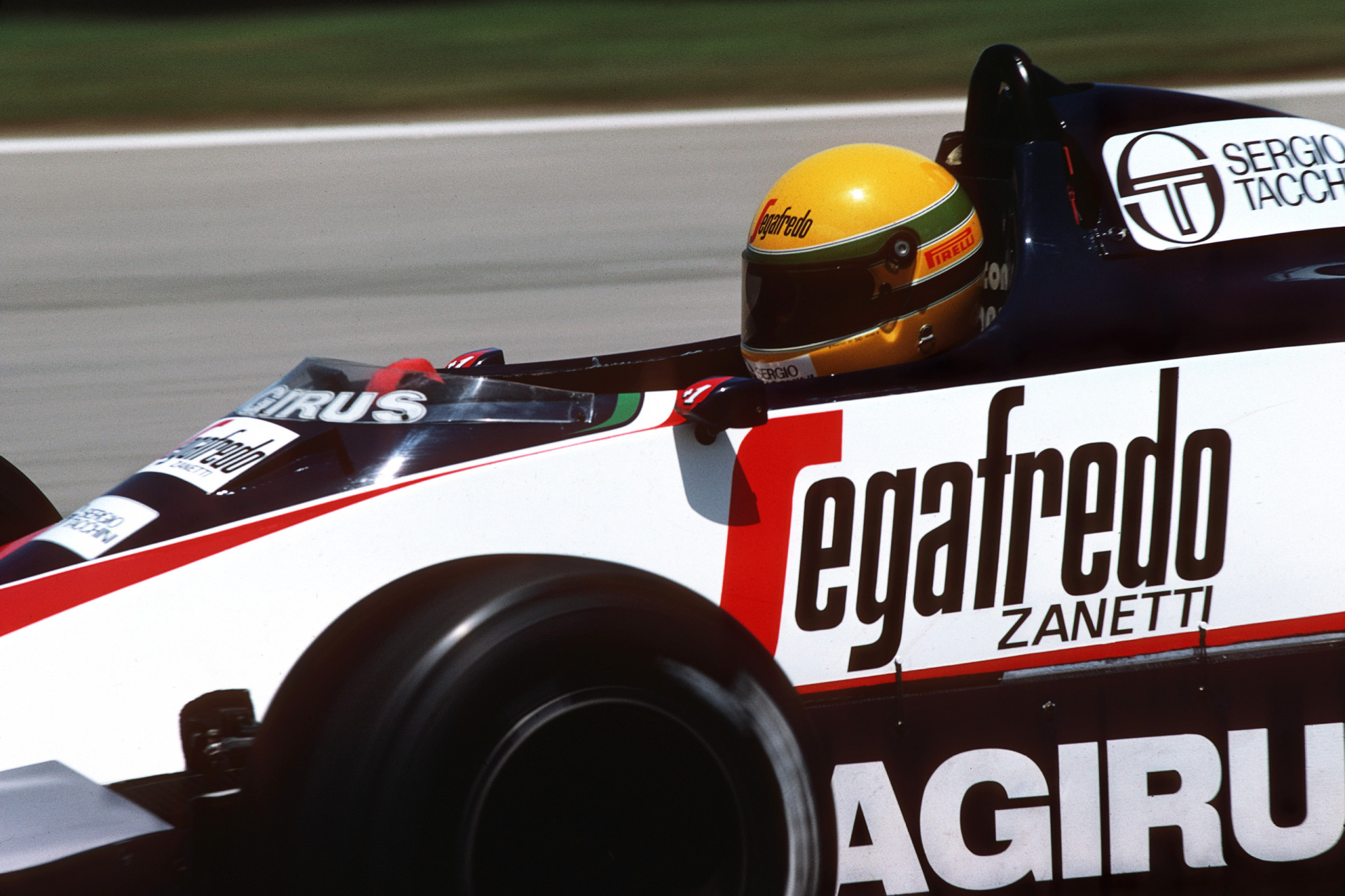 <p>Senna began driving F1 in 1984, for Toleman-Hart. Suitably, he made his F1 debut at the Brazilian Grand Prix in Rio de Janeiro (pictured). The Brazilian's meteoric career in F1 was in gear and ready to accelerate.</p><p><a href="https://www.msn.com/en-us/community/channel/vid-7xx8mnucu55yw63we9va2gwr7uihbxwc68fxqp25x6tg4ftibpra?cvid=94631541bc0f4f89bfd59158d696ad7e">Follow us and access great exclusive content every day</a></p>