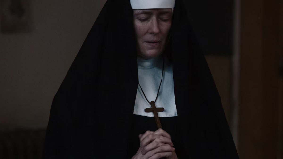 <p><strong>Jennifer Ehle</strong> appears as Sister Mary, an Irish nun at the school where Teonna is held captive. While generally cruel and vindictive, she seems to especially have it out for Teonna.</p>