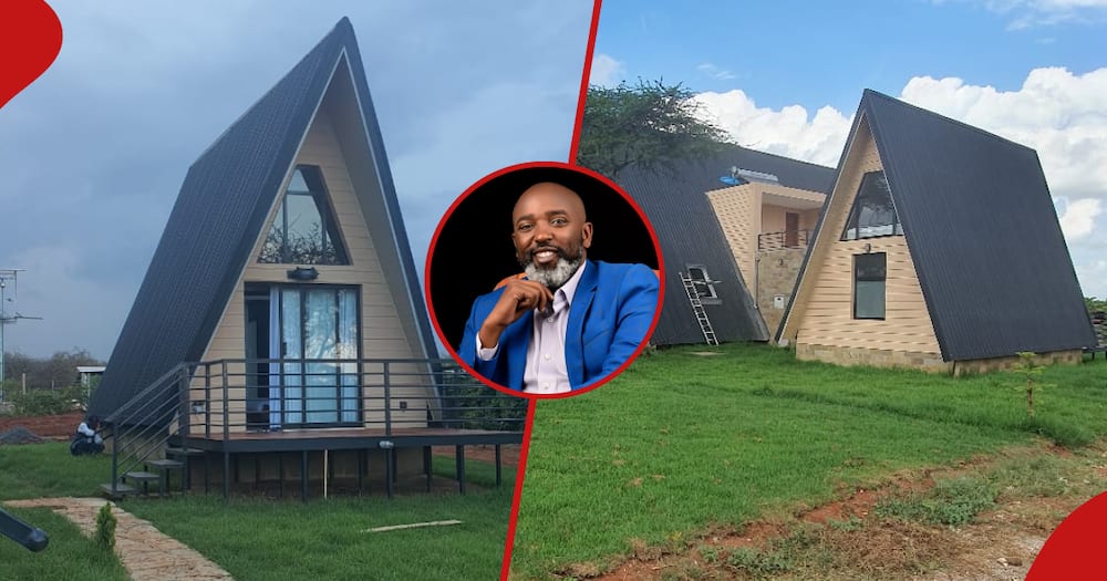 kenyan man behind construction of magnificent a-frame cabins reveals their construction costs, features