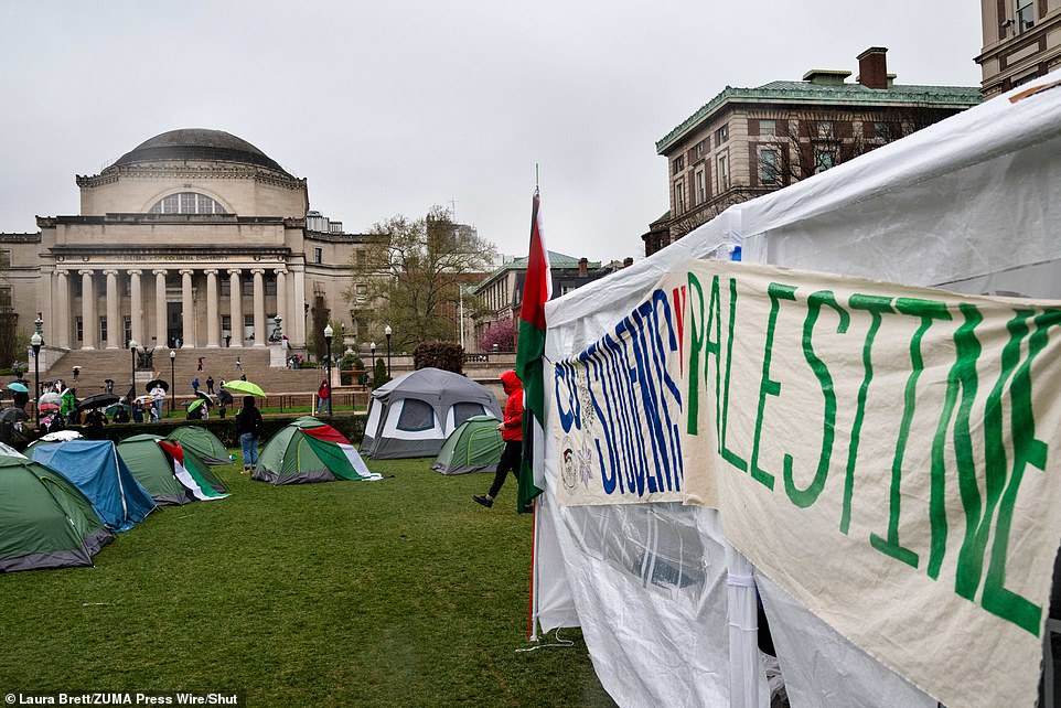 Palestine Activists Praise Hamas During Columbia University Protests