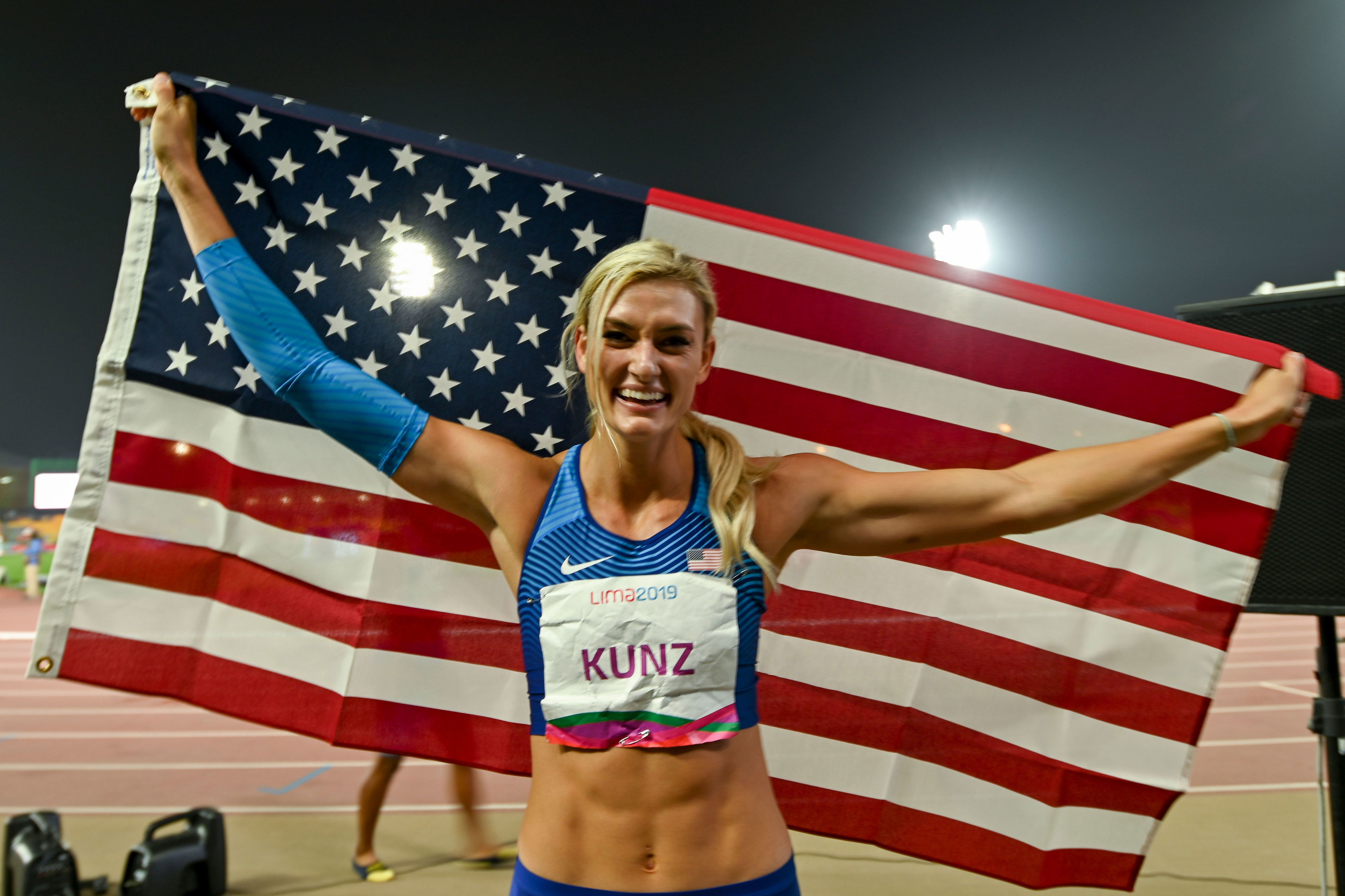 U.S. track and field star Annie Kunz in images