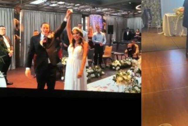 colombiana se casó en ee. uu. y su familia celebró desde latam de esta peculiar manera