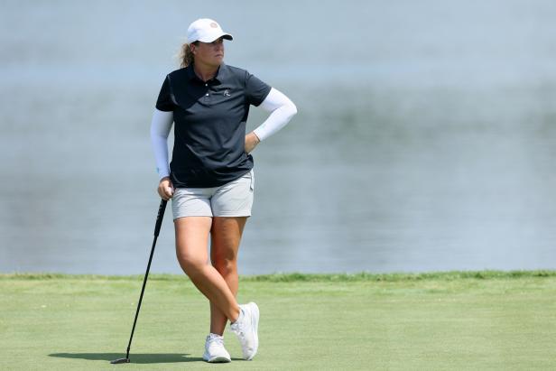lauren coughlin's new full-time caddie, her husband, is paying dividends