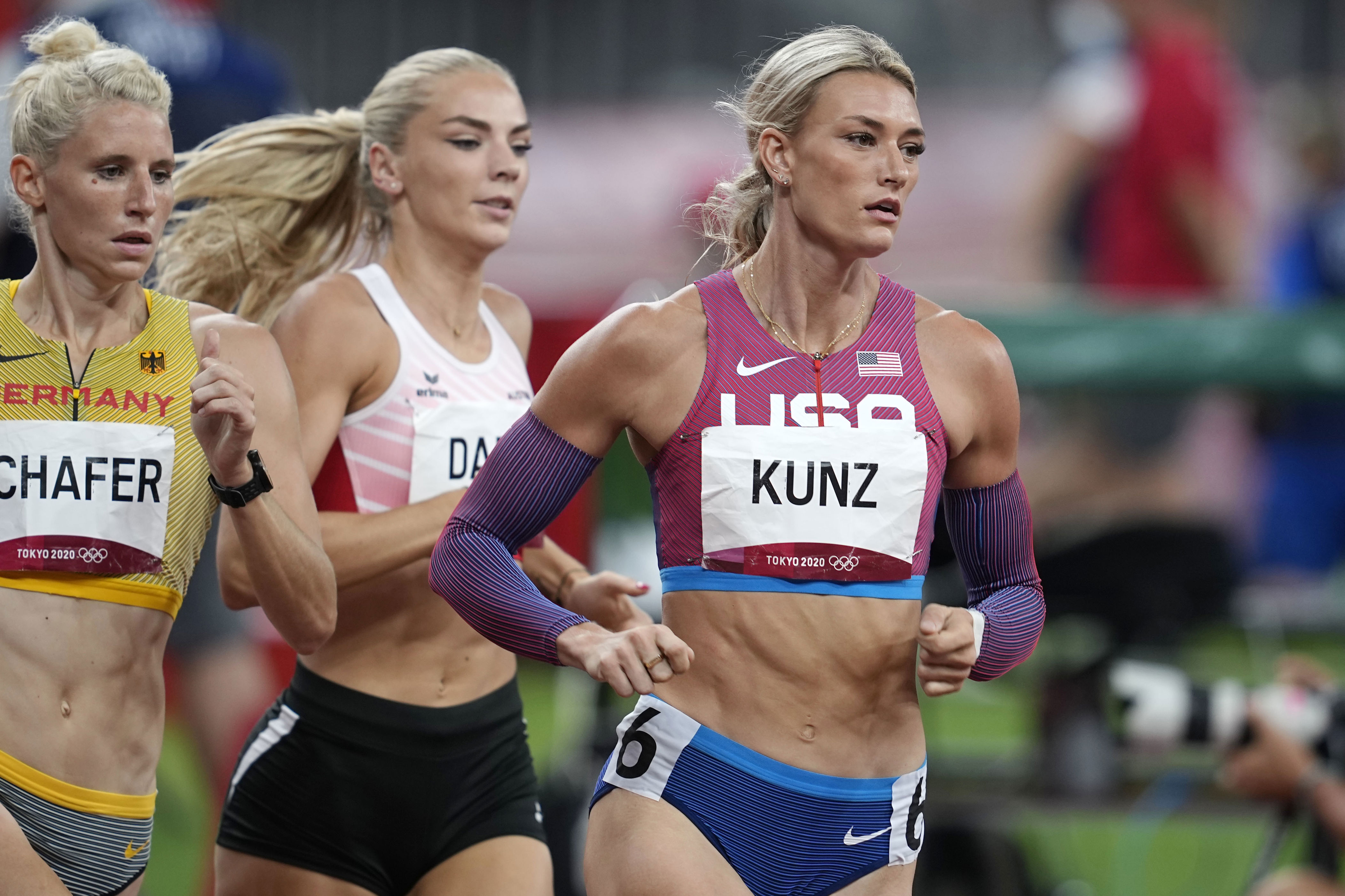 U.S. track and field star Annie Kunz in images