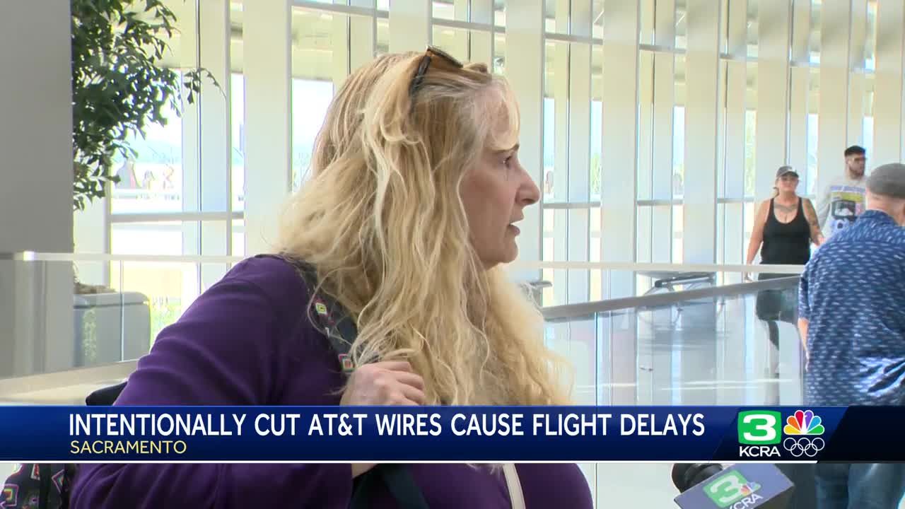 Deliberately cut AT&T wires causes massive SMF delays