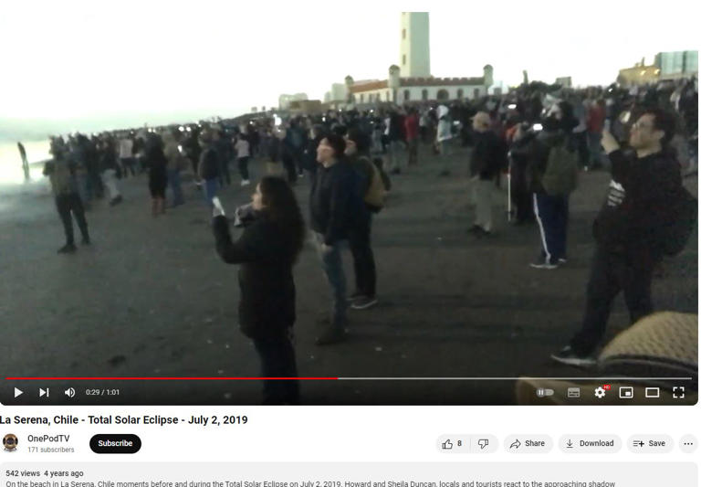 Video Shows Chile Solar Eclipse In 2019, Not Recent North America 