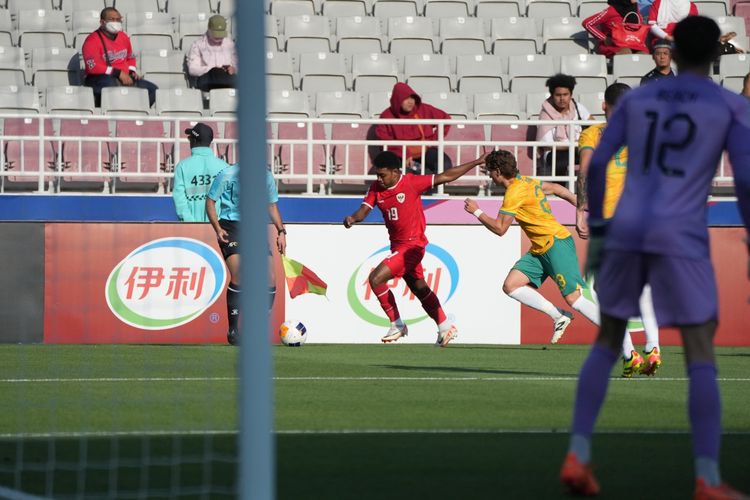 bukan gol komang teguh, shin tae-yong sebut momen kunci kemenangan timnas u-23 indonesia atas australia
