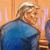 Trump trial sketch artists catch the former president