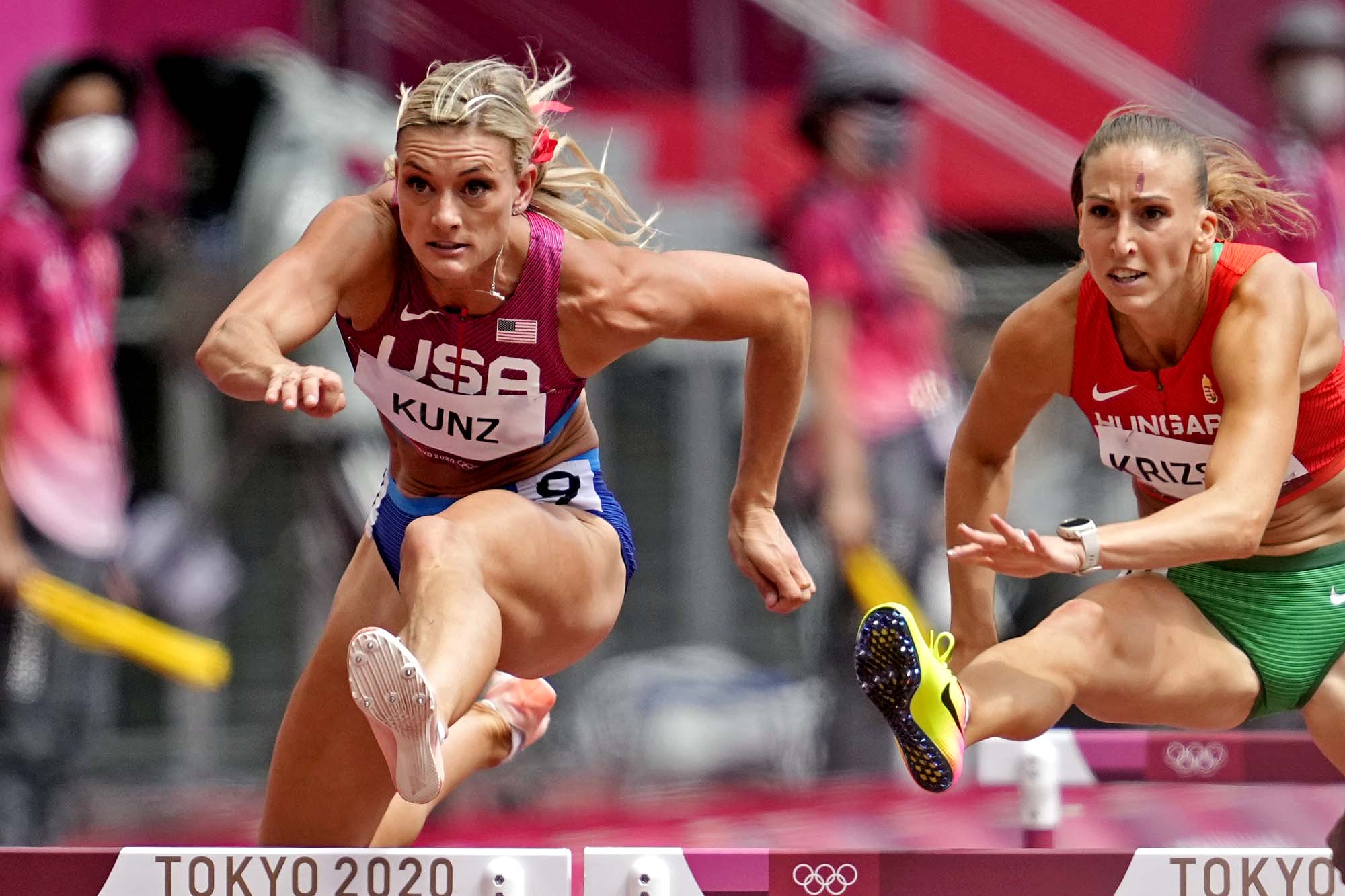 U.S. track and field star Annie Kunz in images