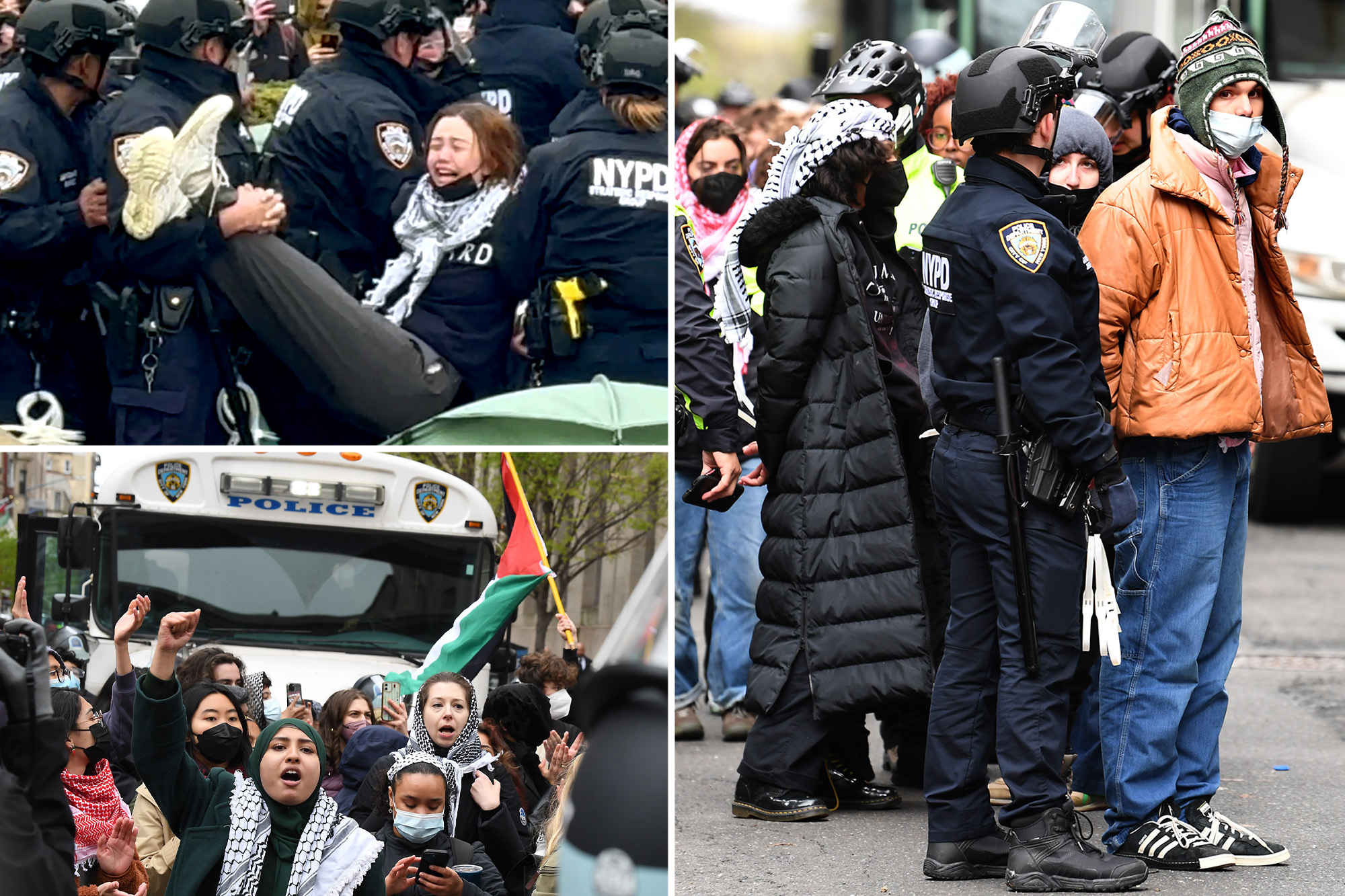 Cops Storm Columbia, Bust 108 Anti-Israel Protesters After University ...