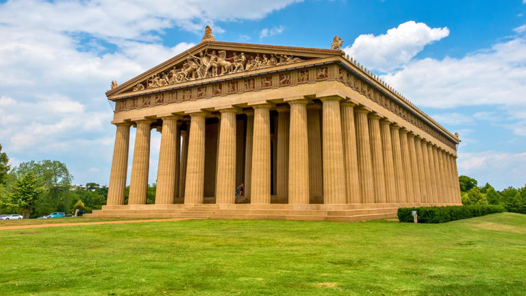 The Parthenon Replica in Centennial Park - Nashville, Tennessee.