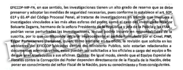 Consigna del Alto Mando PNP fue: “Ya tenemos a Colchado, ahora le toca a todo el equipo”