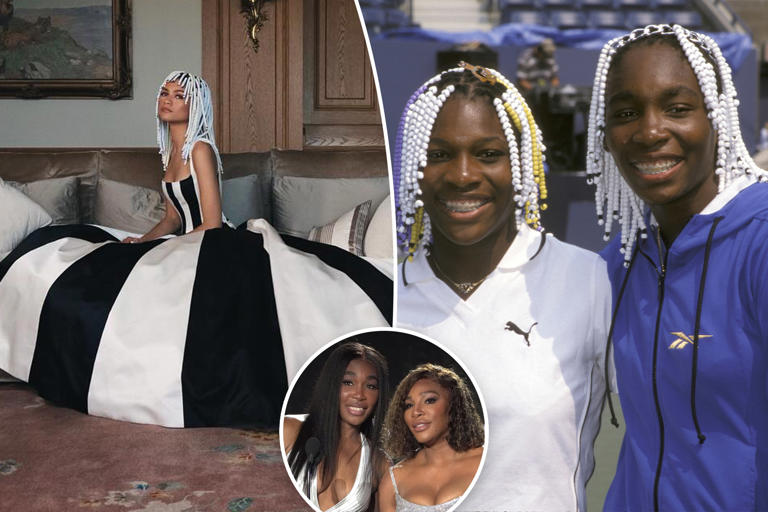 Zendaya honors Venus and Serena Williams’ 1998 Vogue photoshoot with ...