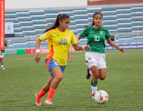 colombia golea a bolivia y clasifica al hexagonal final del sudamericano femenino sub-20