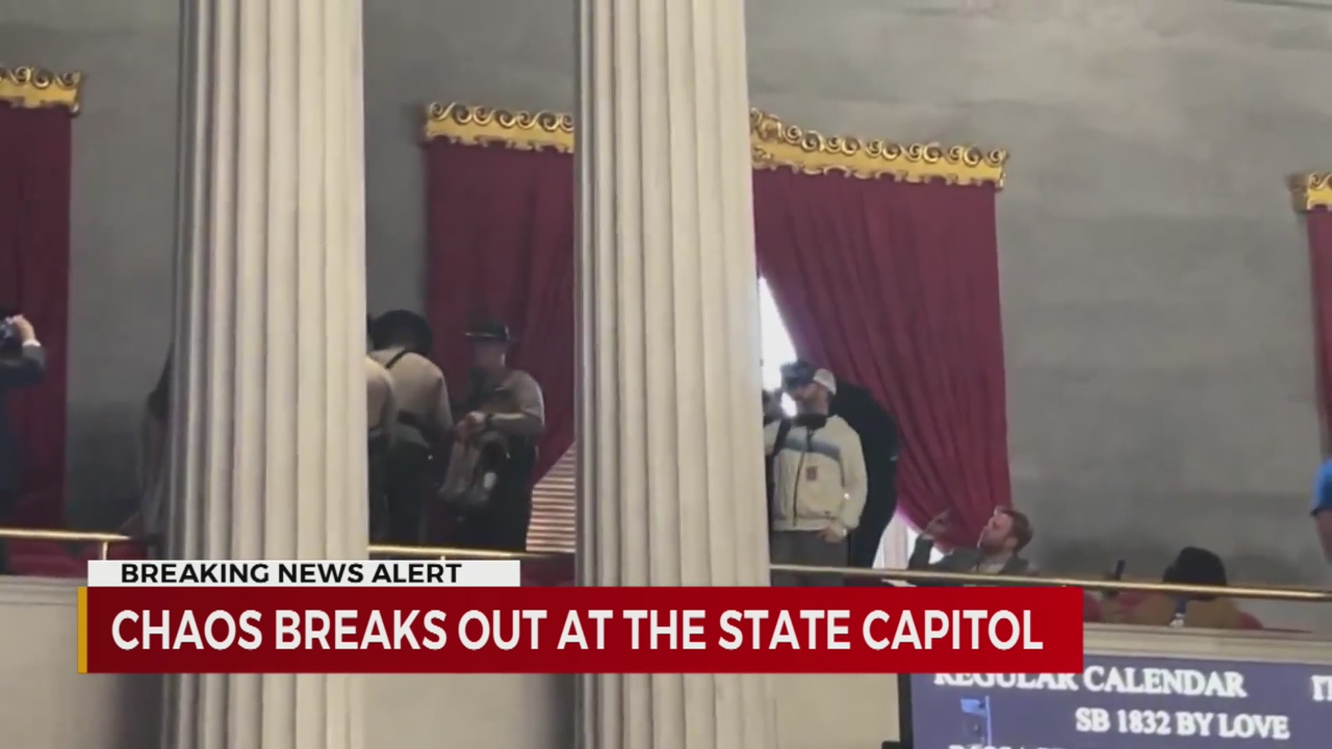 Chaos breaks out at TN State Capitol