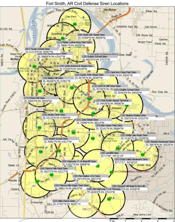 Test conducted by Fort Smith police reveals five malfunctioning tornado ...