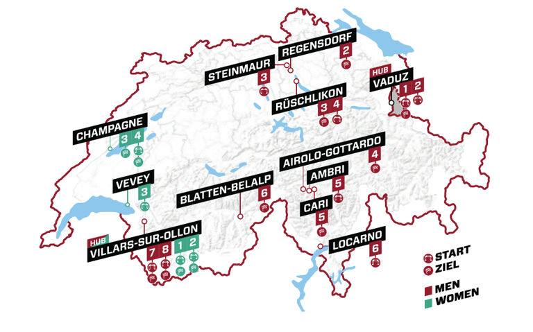  Tour de Suisse 2024 route 