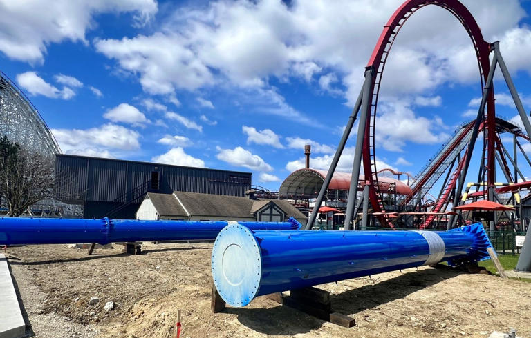 Construction is underway on the new Sky Striker, which is expected to debut in late spring 2024 in the County Fair area of Six Flags Great America in Gurnee, the company said. | Provided Photo