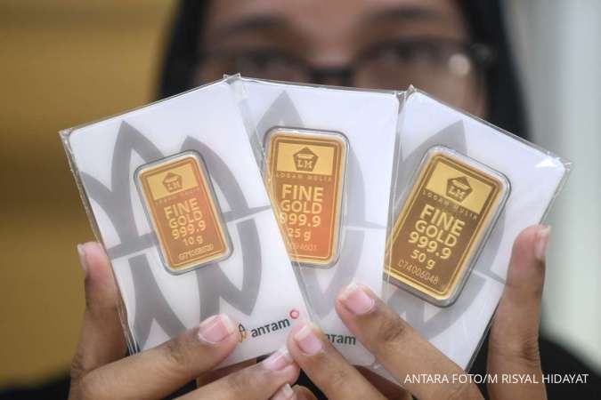 Harga Emas Antam Turun Rp7.000 Jadi Rp2.088.000 per Gram Hari Ini
