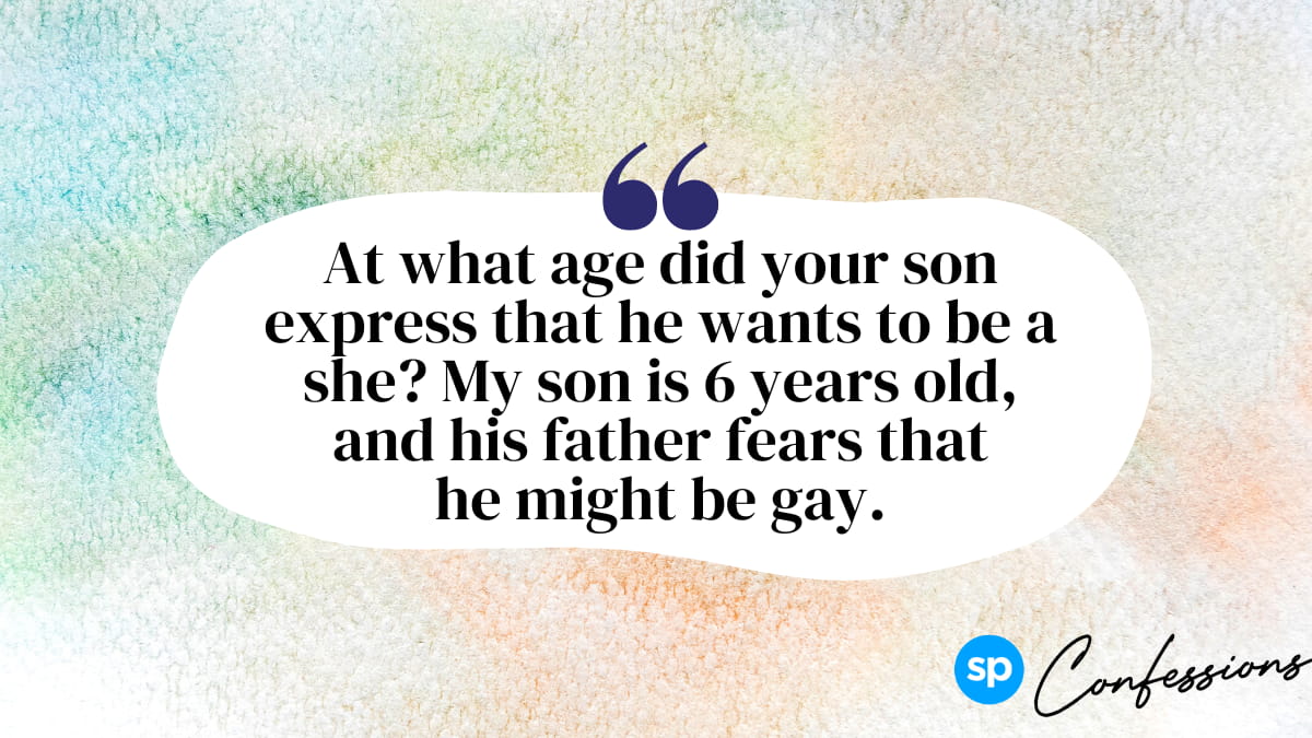 'love him as he is,' and other reminders for parents on children's gender preferences