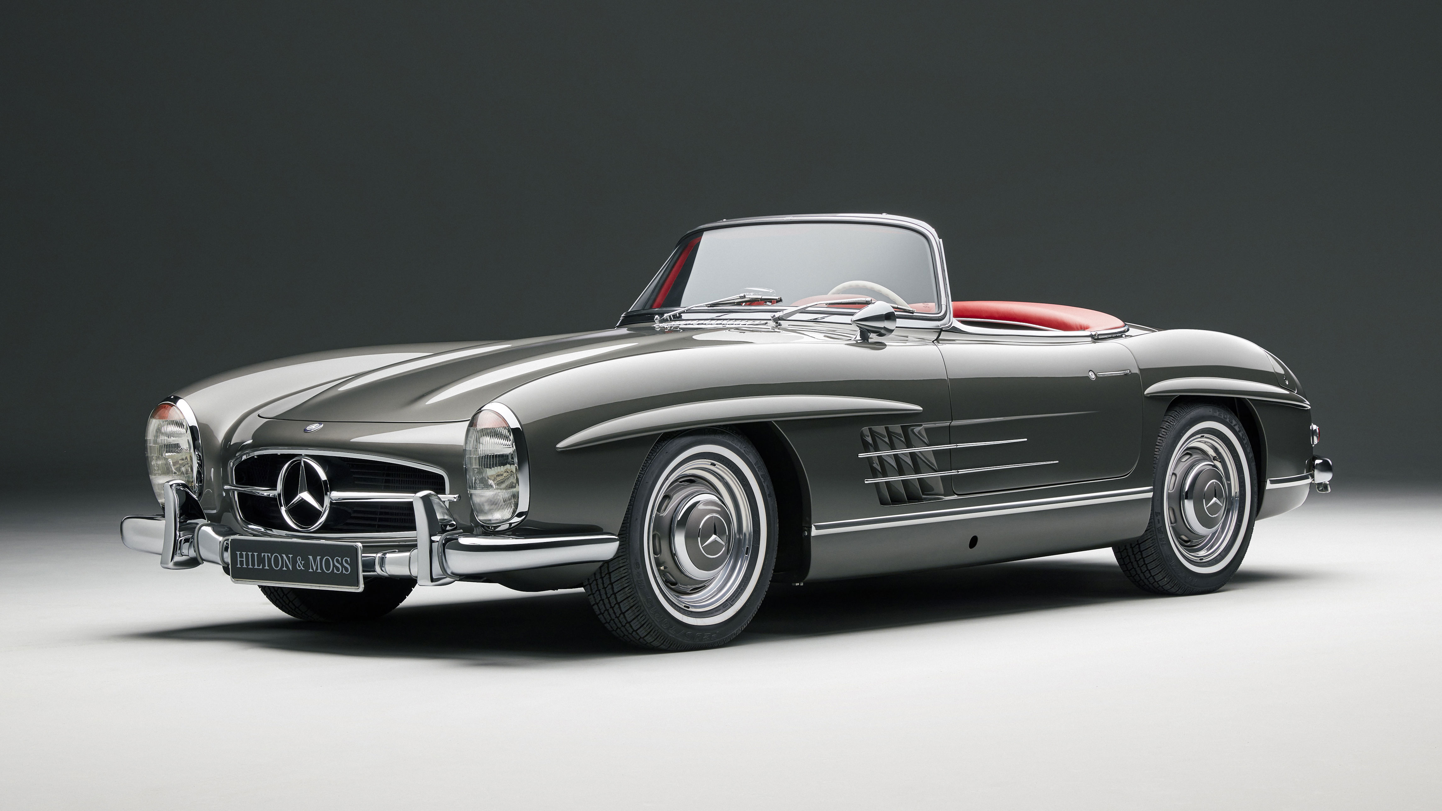 just look at this glorious, fully restored mercedes-benz 300sl roadster