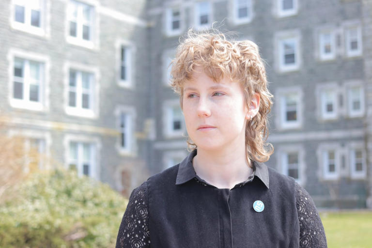 Georgia Saleski is the executive director of Students Nova Scotia. They graduated two years ago from Acadia University with a degree in kinesiology.