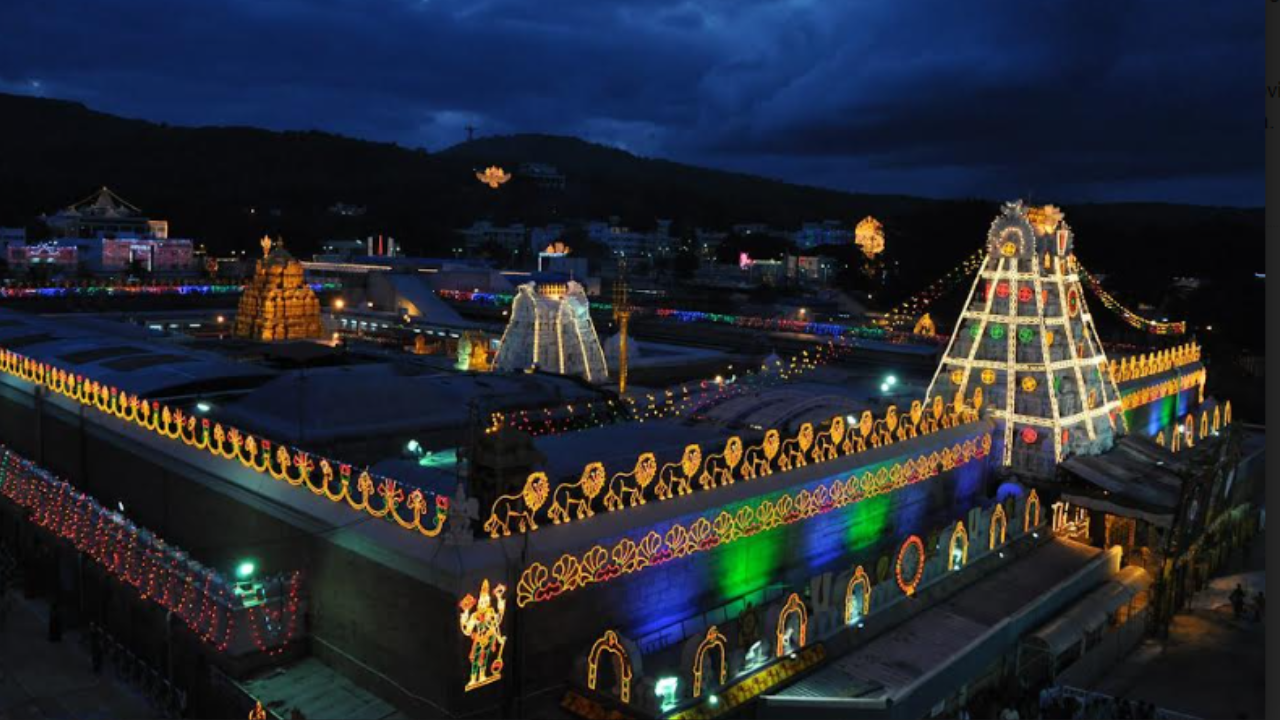 tirupati temple got 1,031 kg of gold in 2023