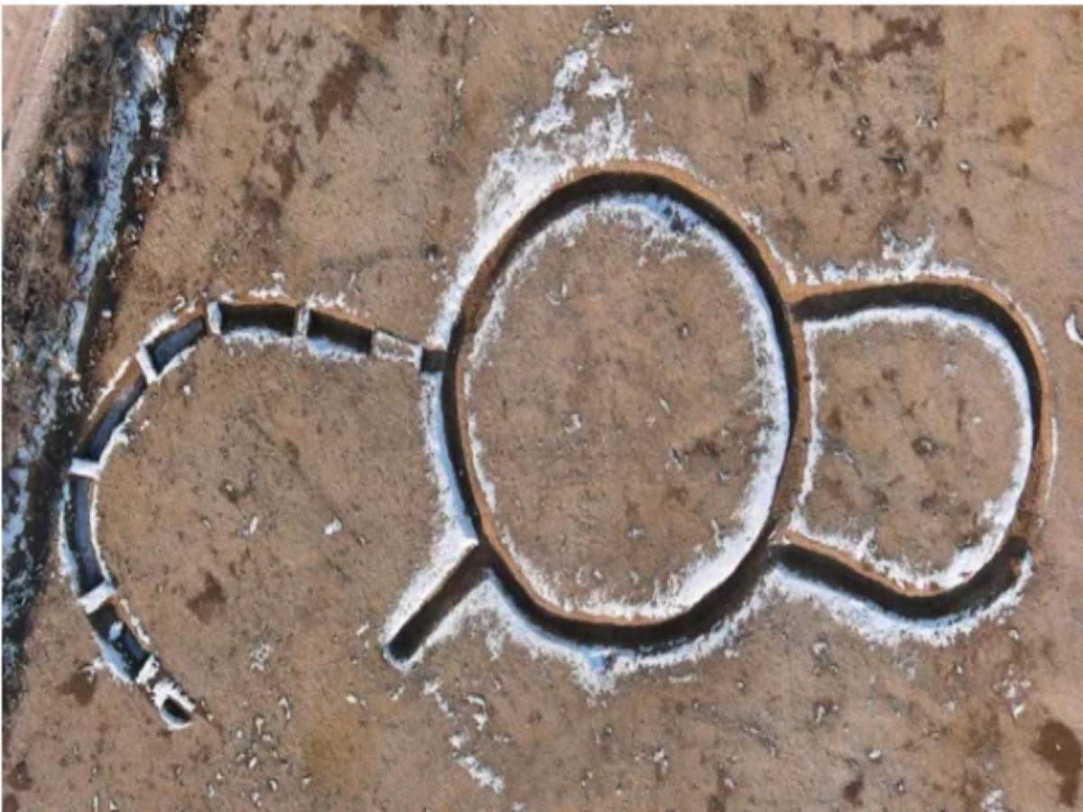 france: mysterious horseshoe-shaped monument discovered; see pictures