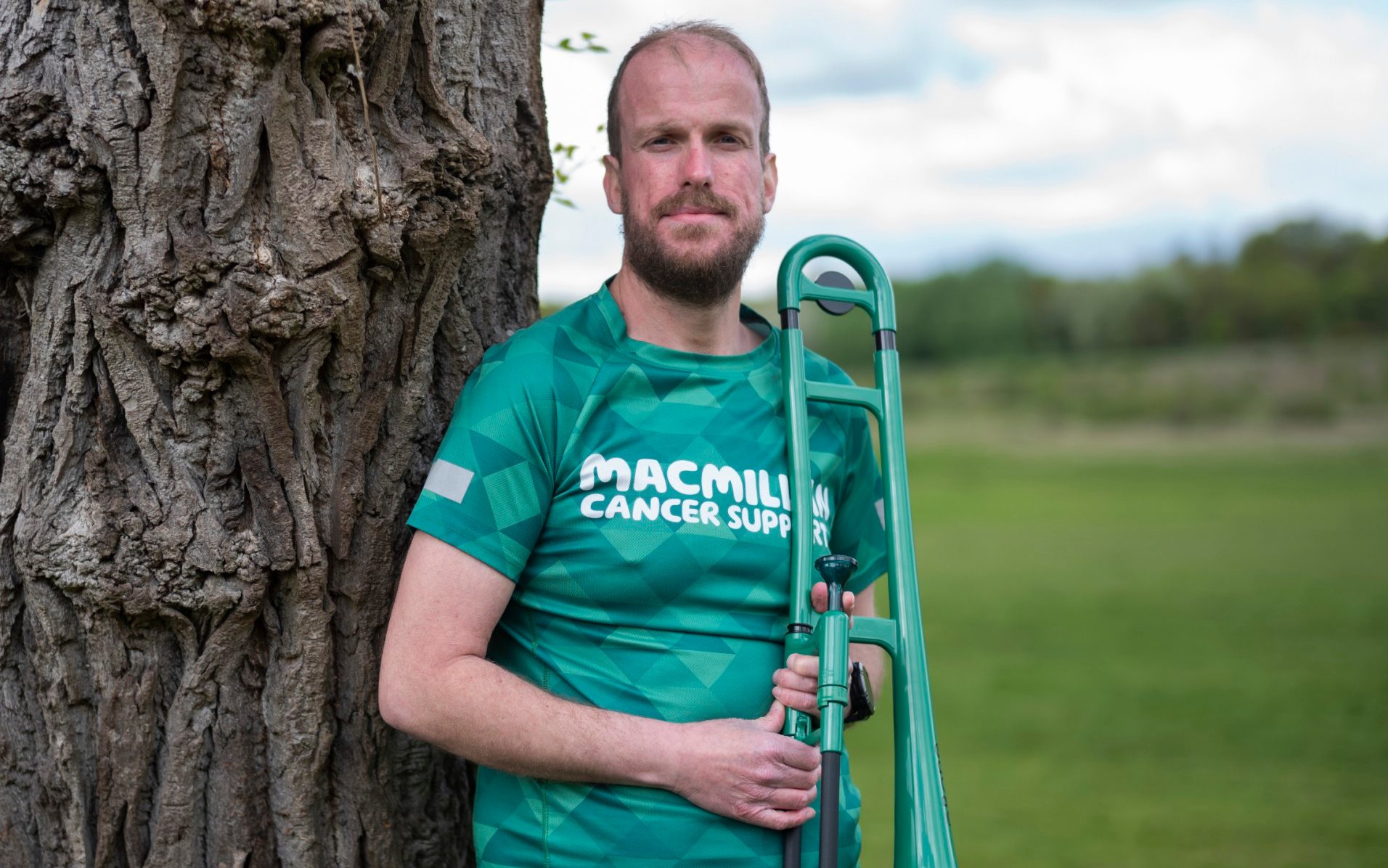 ‘i have terminal cancer, but i will run the london marathon playing a trombone’