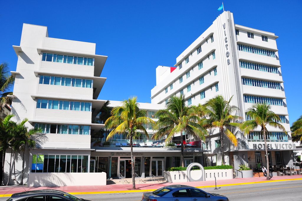 The Victor Hotel is a classic Art Deco building on Ocean Drive, known for its distinctive green facade, decorative detailing, and oceanfront location. Built in 1937, it has been beautifully restored and is now a boutique hotel that captures the timeless elegance of South Beach's golden era.]]>