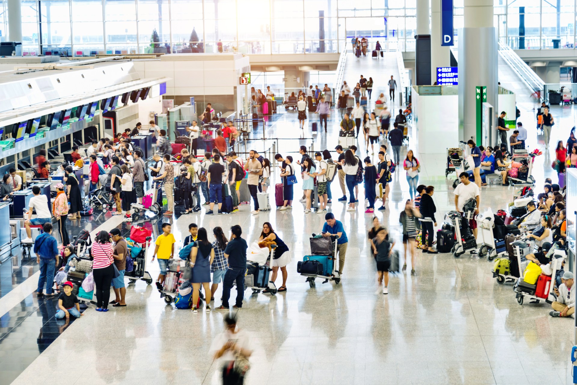the busiest (and quietest) airports in the world
