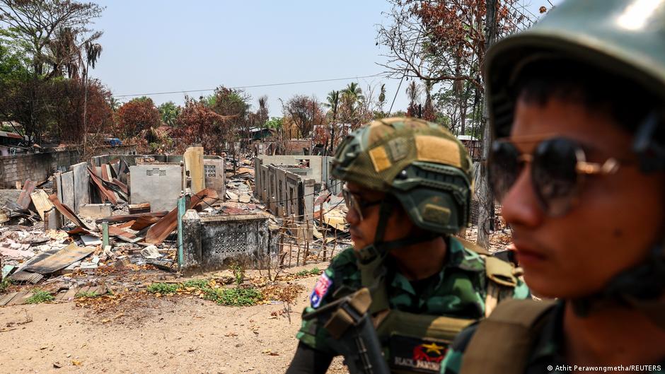 myanmar: civil war of 'many against many' tearing country up