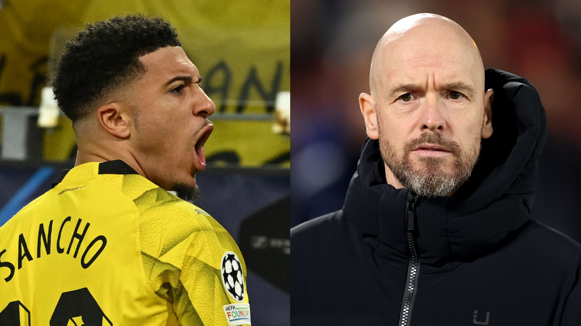 Erik Ten Hag Sends Message To 'fantastic' Jadon Sancho After Borussia ...