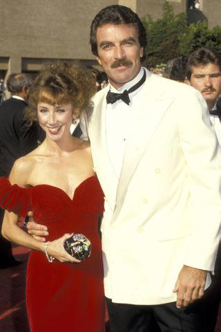 Ron Galella/Ron Galella Collection via Getty Jillie Mack (Left) and Tom Selleck (Right) in 1986