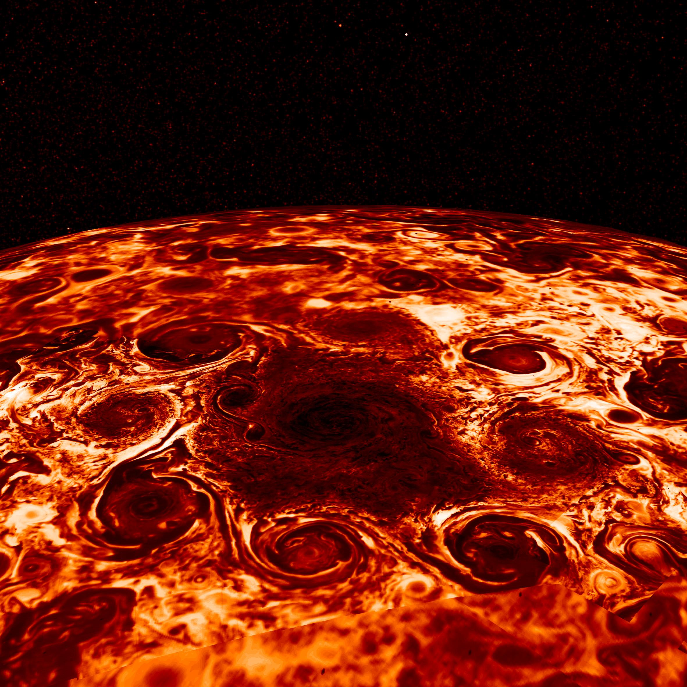smooth lava lake on jupiter's moon sizzles in nasa aerial animations