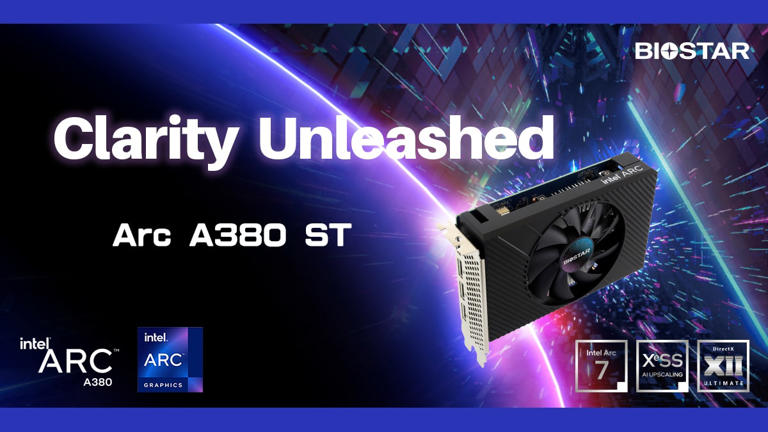 BIOSTAR Launches Intel Arc A380 ST Graphics Card