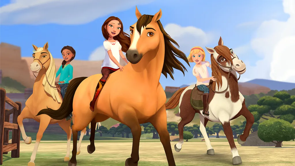 Follow the adventures of Lucky and her wild horse, Spirit, as they explore the frontier town of Miradero. This animated series celebrates friendship, adventure, and the bond between humans and animals.]]>
